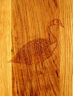 Goose in Red Oak